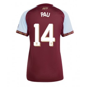 Dámské fotbalový oblečení Aston Villa Pau Torres #14 Domácí košile 2025-26 Krátkým Rukávem